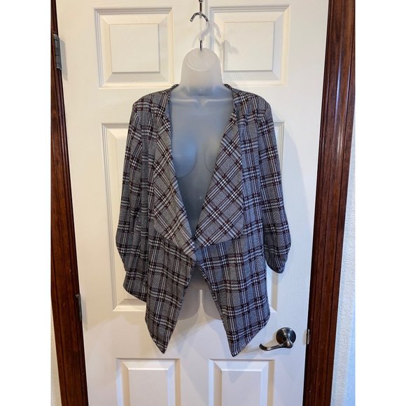 New SOHO Ladies Open Front Blazer Size Medium - Picture 3 of 7